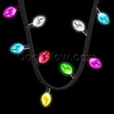 LED Holiday Lights Necklace