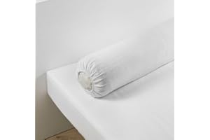 Oeko-Tex Bolster Protector 145 cm x 45 cm – 100% Cotton Bolster Protector for Bolster 140 cm