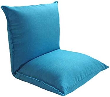 TLTLLRSF Floor Chair, Japanese Lazy Couch Chair Single Legless Chair Multi-function Bed Chair Leisure Lounge Chair, Multi-color Optional (color : Blue)