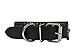 Downtown Pet Supply - Premium Leather Dog Collar - Spiked Dog Collar with Metal Buckle - 2in Thick Dog Collar - Black - M - Medium Dog Collar
