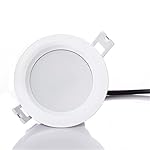 PRODELI Downlight Led Sconce Lighting 3/4" Ceiling Light Decorative Trim Waterproof IP65 for Housing Bathroom Bedroom Dining Living Kids Room Lamp 9W AC85-265V Cool White 6000K with Driver