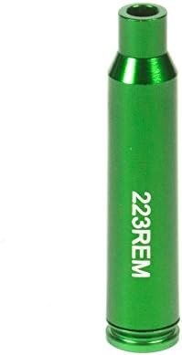 Tactical .223 REM Brass Red laser BoreSighter Chamber Bullets Shaped Brass BoreSighter Cartridge (Green)