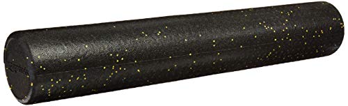 AmazonBasics High-Density Round Foam Roller | 36-inches, Yellow Speckled
