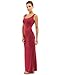PattyBoutik Women Sleeveless Summer Maxi Dress (Deep Red Medium)