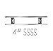 12 Inch Stainless Steel Magnetic Knife Holder & Space-Saving Strip for Kitchen Knives & Utensils, Office, Craft, Bar, Garage & Workshop Tools Wall Rack: Includes 4 Removable Hooks, Screws & Hardware