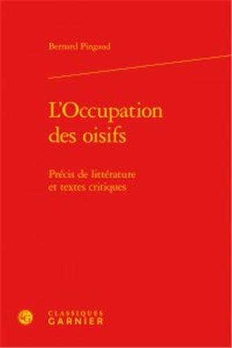 L' occupation des oisifs