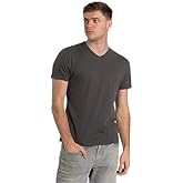 AyA | Men's Organic Pima Cotton V-Neck T-Shirt | Gray S