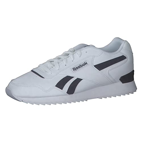 Reebok Unisex Glide Ripple Clip Sneaker,Ftwwht Vecnav Ftwwht,34 EU