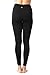90 Degree By Reflex High Waist Tummy Control Super Compression Leggings - High Rise Hypertek Yoga Pants - Black - Large