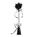 Love Flirting Whip Feather Tickler Leather Hand Spanking Slapper with Faux Leather Floggers Whipthumb 2