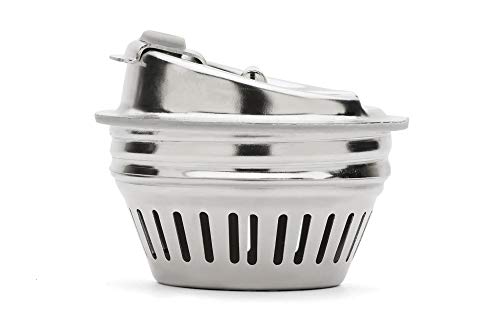 Jarware 82658 Stainless Steel 2-in-1 Drink and Fruit Infusion Lid, Regular-Mouth, Metallic