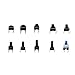 190PCS 10Values Tactile Push Button Mico Switch Momentary Tact Assortment Kit