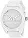 adidas Men's ADH2711 Santiago White Watch with White Silicone Band