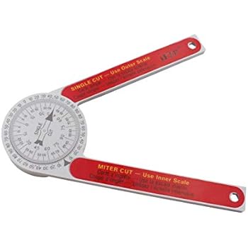 Miter Saw Protractor replace the model #505P-7 for carpenters, plumbers and all building trades also invaluable for home use and do-it-yourselfers.