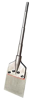 6-in Wide Tile & THINSET REMOVAL BIT, Floor Scraper, SDS Max!!! (6" X 24.5")