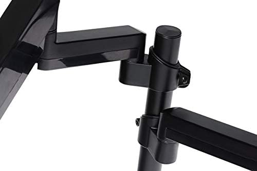 ProperAV Desk Monitor Mount Dual Articulated Swing Arm 17'' 19" 21" 22" 23" 24" 27" 32'' VESA Max 100x100 Height Max 600mm - Image 4
