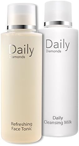 Daily Diamonds Daily Cleansing Milk Facial Cleansing Set 2x 200 ml + Refreshing Face Tonic