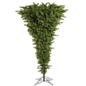 Vickerman Green Upside Down Tree with Dura-Lit 250 Clear Lights and 519 PVC Tips, 5.5-Feet by 38-Inch