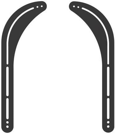 (Appizz) Universal Steel Sound bar Soundbar Speaker Bracket Mount Above Below TV