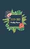 Monthly Planner 2020 - 2021: 24 Month Calendar Organizer Diary | 2 Year Pocket Planner Wallet / Purs by