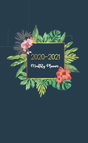 Monthly Planner 2020 - 2021: 24 Month Calendar Organizer Diary | 2 Year Pocket Planner Wallet / Purs by