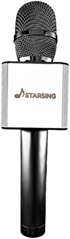 Portable Wireless Karaoke Microphone, Bluetooth Aluminum Speaker 2200mAh Player Machine KTV for Apple iPhone Samsung Android Smartphone Or PC, Home Outdoor Party Music Playing Singing Anytime