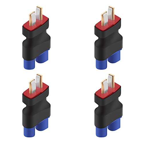 Adattatori T-Plug/Deans To EC3 - 4 Pezzi | Connettori Per Batterie RC