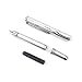Ohto Poche Silver Zebra Fine Point Fountain Pen - FF-15T-Z