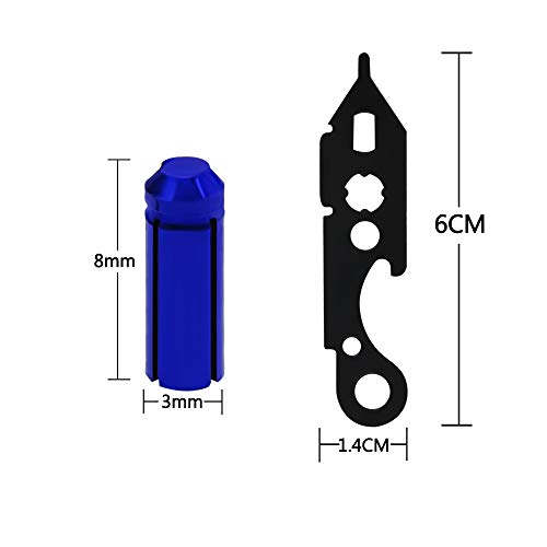 CS COSDDI 7 Colors Dart Flights Protector with Darts Multi-Use Tool, Metal Dart Flight Protectors for Metal and Soft Tip Darts - Thumbnail 3