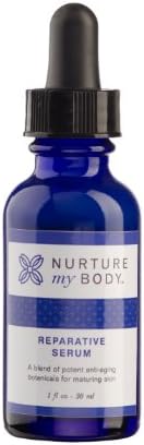 Nurture My Body Organic Reparative Serum for Anti-Aging and Repairing Fine Lines - 100% All Natural and Organic - With Essential Oils - Perfect for Dry, Mature Skin