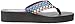 Skechers Cali Women's Vinyassa-Beweave It Flip Flop,Black/Multi Weave,7 B US