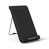RAVPower Qi Wireless Charger Stand Charging Pad for Kyocera Brigadier, Samsung Galaxy S6 S5 Note 5, Nexus 6 5 4 with 3 Coils