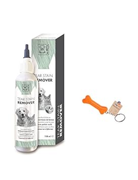 M-Pet Tear Stain Remover for Dogs/Cats 118ml with Key Chain