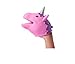 Novelty Treasures Enchanted Set of 3 Unicorn Hand Puppets - Party Favor Supplies