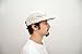 Skyed Apparel 5 Panel White Polka Dot Camper Cap Hat Collection With Genuine Leather Strap