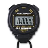 ACCUSPLIT Pro Survivor - A601XBK Stopwatch, Clock, Extra Large Display (Black)