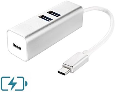 USB 3.1 USB Type C (USB-C) with Type C Charge Port and 2 ports USB 3.0 Hub Adapter for Apple New 12 inch MacBook and More (USB-C Charging Hub)