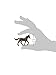 Fun Express Vinyl Plastic Horses Toy - 12 Pieces