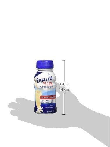Ensure Plus Therapeutic Nutrition Vanilla Flavor Liquid, 27 Vitamins, 8 oz – 6 Pack