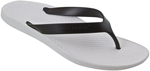 Archline Eva Sole/ Pvc Upper Flip Flops 47 White/Black
