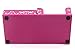 EasyPAG Hollow Flower Pattern 3 Compartment Office Desktop Supplies Organizer ,Rose Red