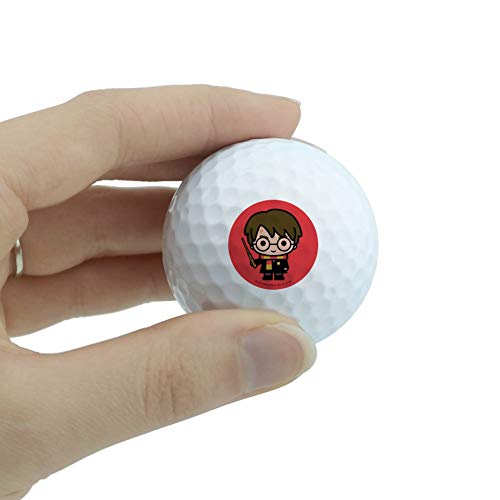 GRAPHICS & MORE Harry Potter Cute Chibi Character Novelty Golf Balls 3 Pack