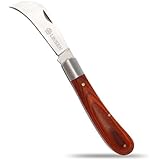 Pruning Knife,Grafting knife, Stainless Steel Garden Budding Knife, Linsen-outdoors Folding Pocket Knife For Grafting Multi Cutting Tool, Weed Bushes Branches Mushroom Diggig Knife