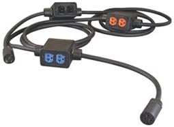 PS6DD3-520-B12G-520F Alcryn Feed Through Power Stringer with Three Duplex Boxes, 20 Amps, 125V AC, 30' Cord