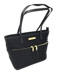 Michael Kors - Bolso de nailon para mujer, tamaño mediano, color negro