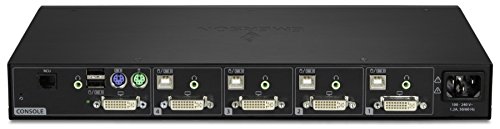 Cybex Secure 4K UHD KVM 4-Port DVI-I EAL4+ NIAP TAA Compliant (SC840-001)
