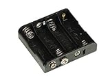 Philmore Battery Holder for (4) AA with Standard Snap Connector : BH341
