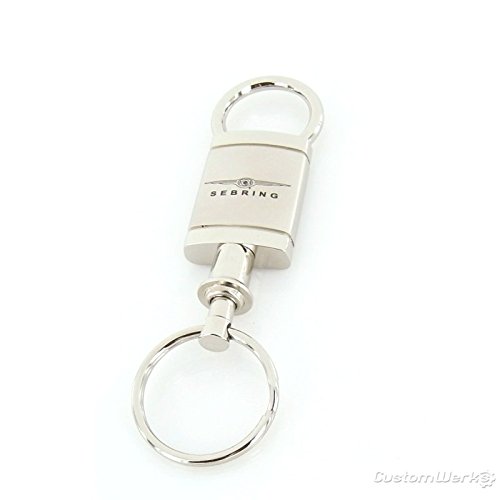 Chrysler Sebring Satin Chrome Valet Keychain