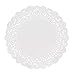 Hygloss Round Paper Doilies - 100 Pcs. 6-Inch - Decorative White Lace Doilies - Disposable and Food Grade Safe