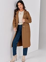 ANRABESS Womens Long Open Front Sweater Coats Lapel